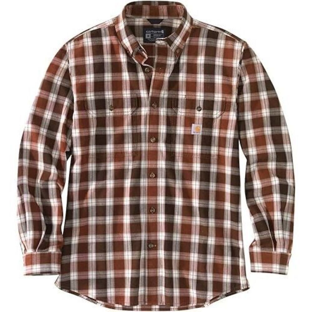 ✨Carhartt Men's Loose Fit Midweight Chambray Long-Sleeve Sz 2XL Shirt✨